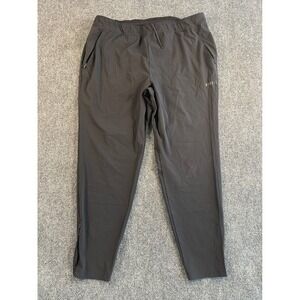 NOBULL Mens Lightweight Training Joggers Black XL Ankle Zip Athletic Pants